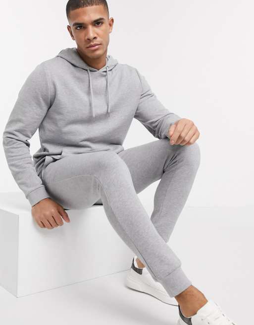 ASOS DESIGN organic tracksuit with oversized hoodie & oversized