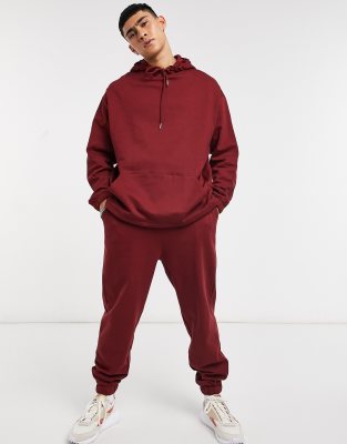 ASOS DESIGN organic tracksuit with oversized hoodie & oversized