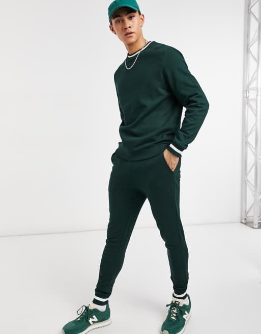 rib knit tracksuit