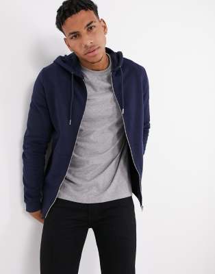 asos mens zip up hoodie