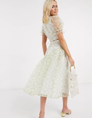 organza overlay skirt