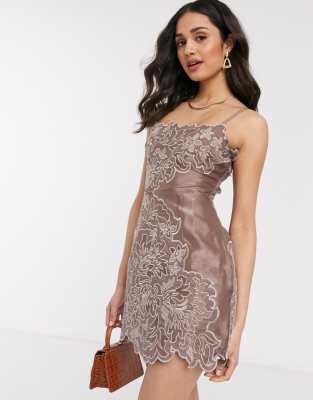 velvet applique dress