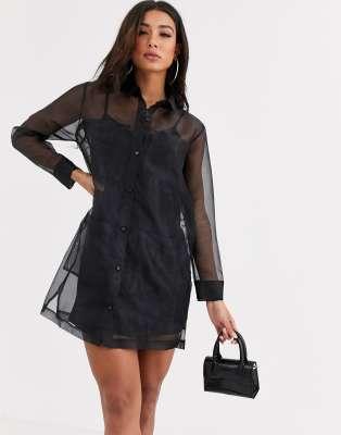 organza black dress