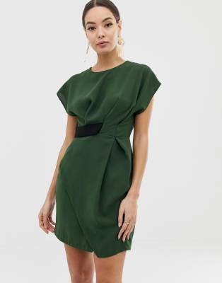 asos origami dress