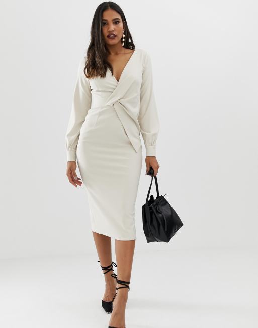 Asos origami cheap dress