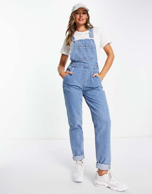 ASOS DESIGN The Simpsons X Denim Dungarees With Taping, $63, Asos