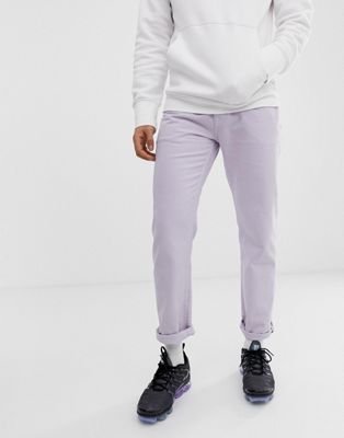 ASOS DESIGN - Original-fit jeans in lila-Paars