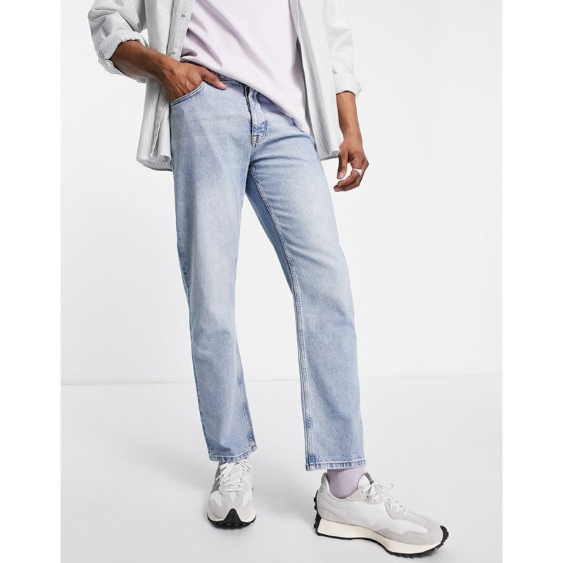 DESIGN – Original – Jeans in mittelblauer Stone-Waschung