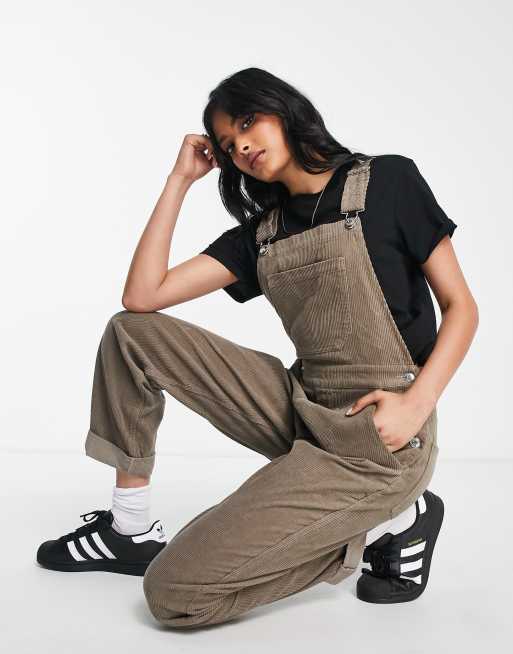 ASOS DESIGN – Original – Ogrodniczki sztruksowe w kolorze płowym, 4 z 4