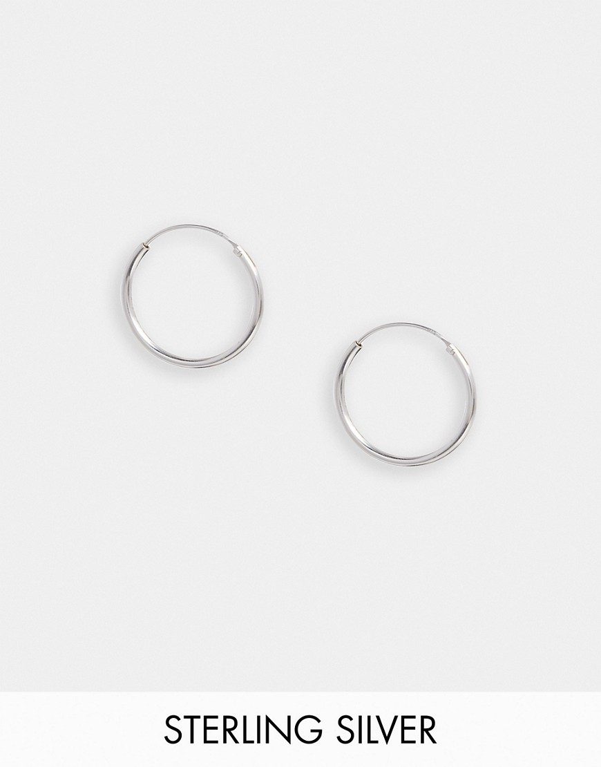 ASOS DESIGN – Örringar i äkta silver 20 mm
