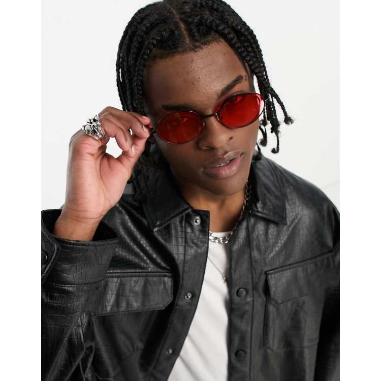 Black sunglasses 2025 with red lenses