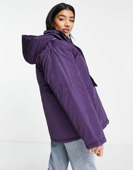 Asos purple outlet coat