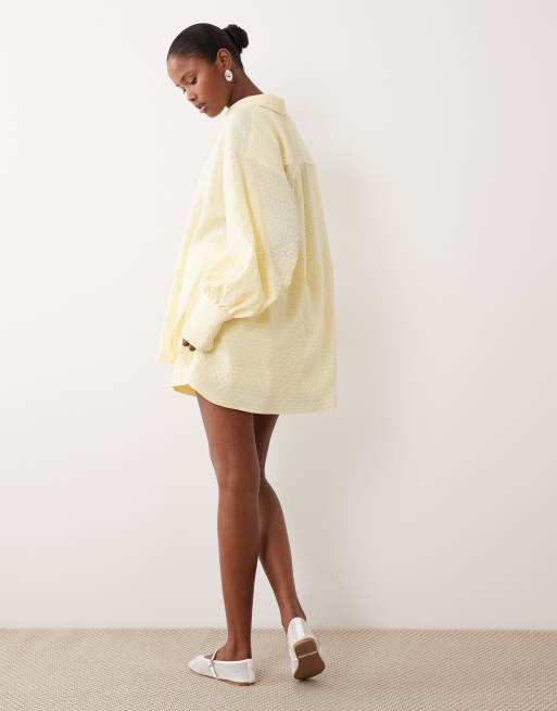 ASOS DESIGN - Overhemd met gele gingham ruit, 4 van 4