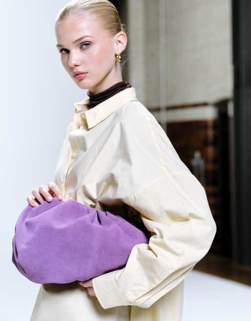 ASOS DESIGN - Overhemd met lange pasvorm en dolfijnzoom in botergeel, 2 van 4