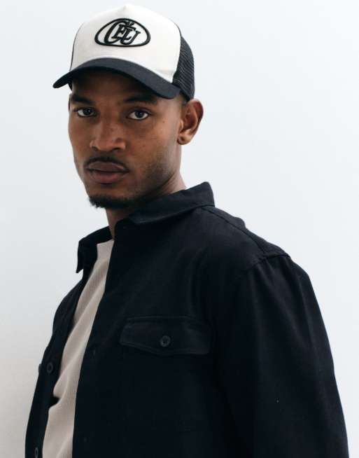 ASOS DESIGN overshirt i bomuldstwill i sort, 5 af 5