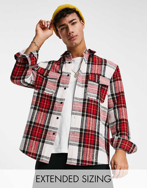 & Other Stories recycled overshirt jacket in off white