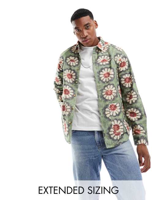 Floral Tapestry Overshirt