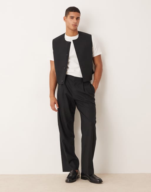 ASOS DESIGN – Oversize-Anzugjacke in Schwarz
