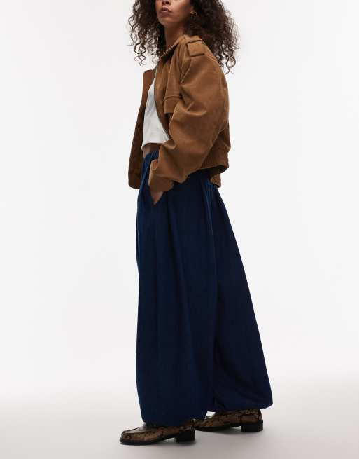 ASOS DESIGN – Oversize-Ballonjeans aus Denim in Indigoblau, 3 von 5