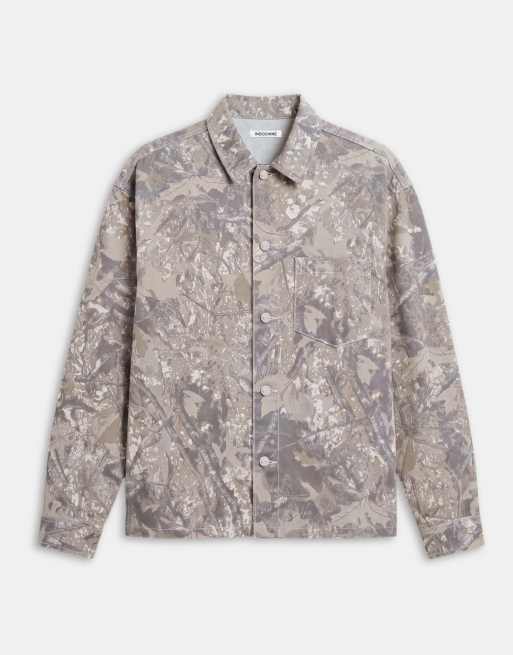 ASOS DESIGN Oversize-Boxy-Jacke aus Canvas mit Military-Muster, 6 von 9