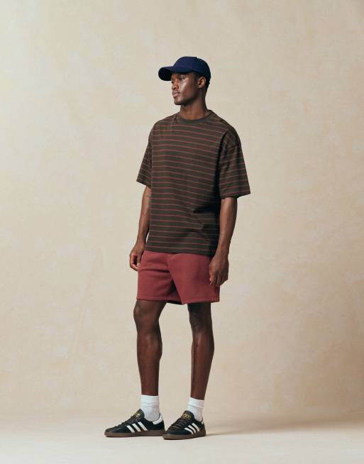 ASOS DESIGN – Oversize-Hemd in Braun gestreift, 2 von 5