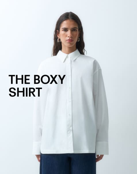 ASOS DESIGN Oversize-Hemd in Weiß - view 1