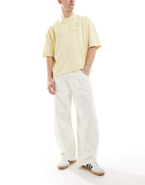 ASOS DESIGN – Oversize-Jeans in Ecru - view 1