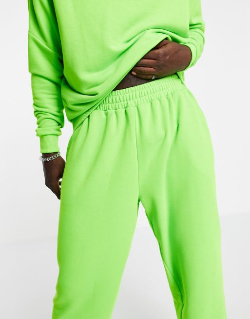 ASOS DESIGN – Oversize-Jogginghose in Grün, Kombiteil, 4 von 4
