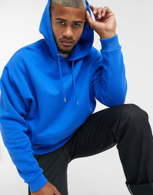 Asos blue hoodie on sale