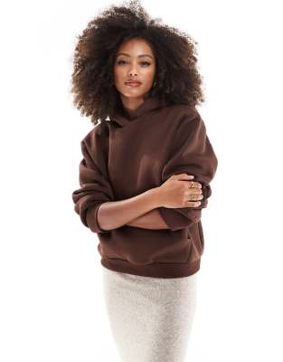 ASOS DESIGN - Oversize-Kapuzenpullover in Schokoladenbraun-Brown