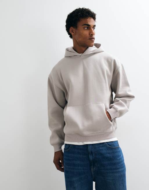 ASOS DESIGN Oversize-Kapuzenpullover mit großem Pigmentdruck auf der Rückseite, 2 von 5