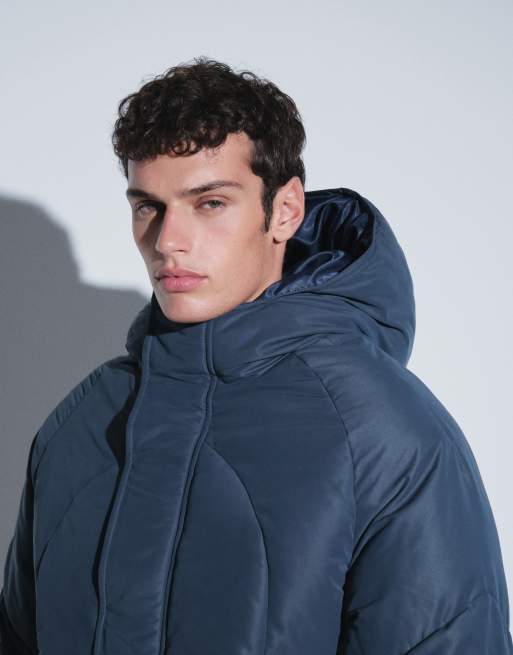 ASOS DESIGN oversize kurtka puchowa w kolorze niebieskim, 3 z 6