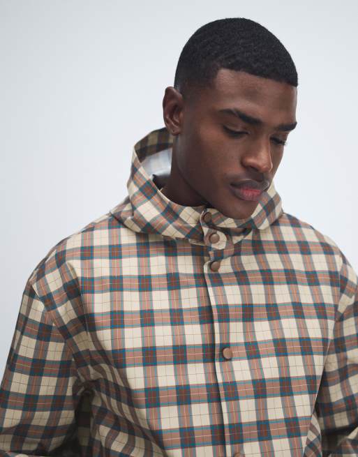 ASOS DESIGN oversize płaszcz przeciwdeszczowy w kratę, 3 z 7