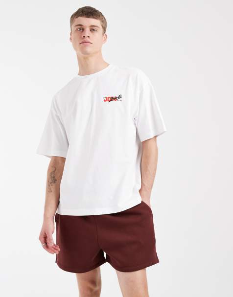 ASOS DESIGN – Oversize-Shorts aus Jersey in Braun - view 1