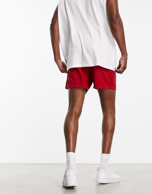 Asos red shorts online