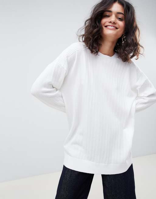 ASOS DESIGN oversize sweater in fine knit | ASOS