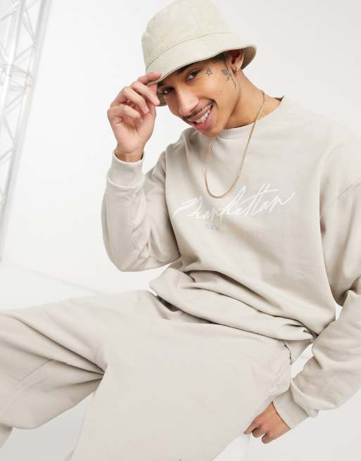 ASOS DESIGN – Oversize-Set mit „Manhattan“-Cityprint, 2 von 2