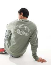 Ellesse sindar discount sweatshirt in green