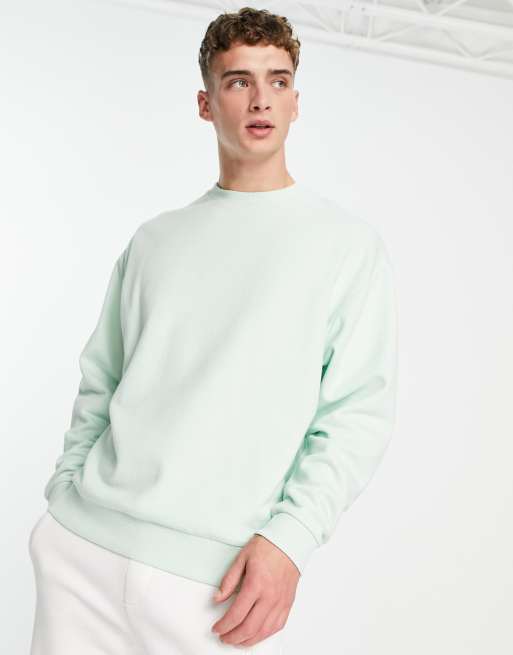 ASOS DESIGN – Oversize-Sweatshirt in Pastellgrün | ASOS