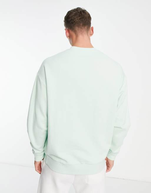 ASOS DESIGN – Oversize-Sweatshirt in Pastellgrün | ASOS