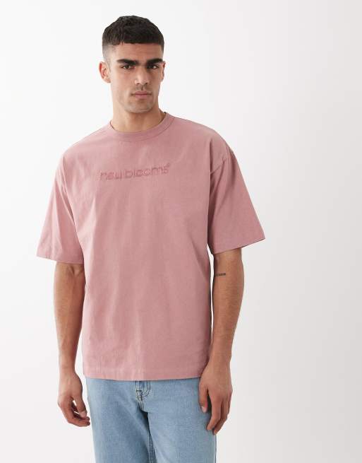 ASOS DESIGN – Oversize-T-Shirt aus schwerem Stoff in grauer Waschung mit Text-Print, 3 von 5