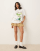 ASOS DESIGN - Oversize-T-Shirt in Elfenbeinweiß mit „Pickle"-Print