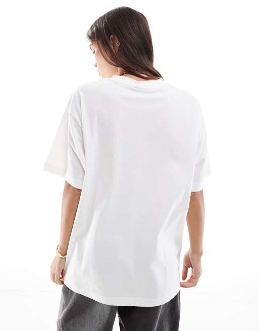 ASOS DESIGN – Oversize-T-Shirt in Kokosmilchweiß mit „City Of“-Print, 4 von 4