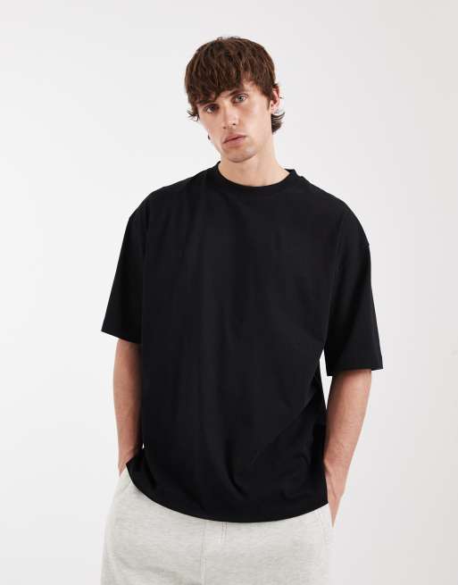 ASOS DESIGN – Oversize-T-Shirt in Schwarz mit Himmelskörper-Print, 5 von 5