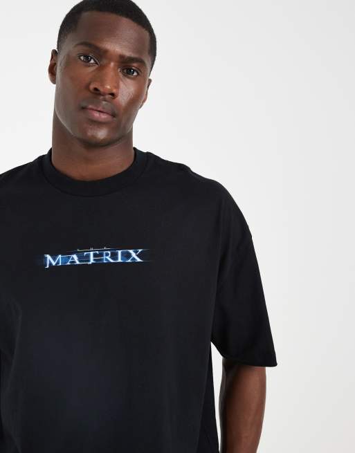ASOS DESIGN – Oversize-T-Shirt in Schwarz mit „The Matrix“-Print, 2 von 5