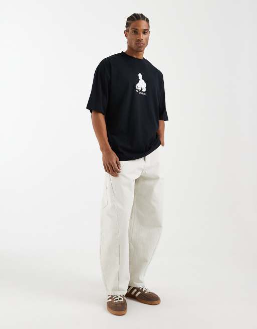 ASOS DESIGN – Oversize-T-Shirt in Schwarz mit „The Simpsons“-Prints, 2 von 5