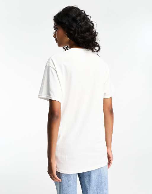 ASOS DESIGN – Oversize-T-Shirt in Weiß mit Cosmopolitan-Drink-Grafik, 2 von 3