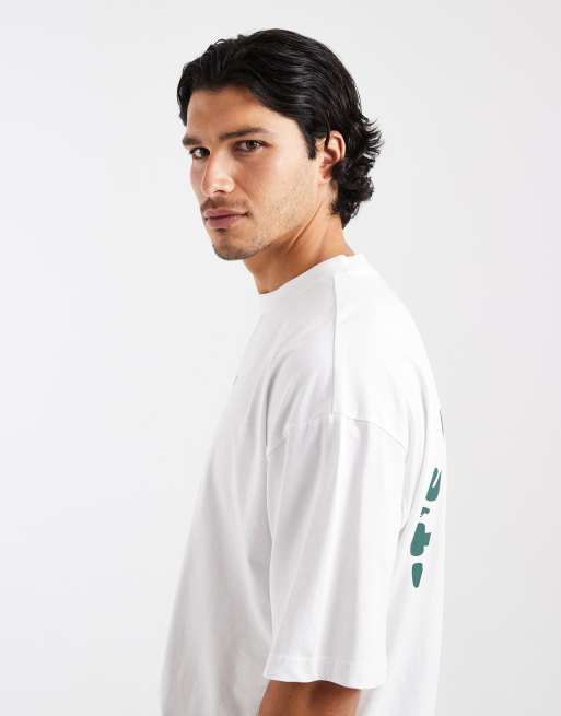 ASOS DESIGN – Oversize-T-Shirt in Weiß mit „Guinness“-Print, 3 von 5