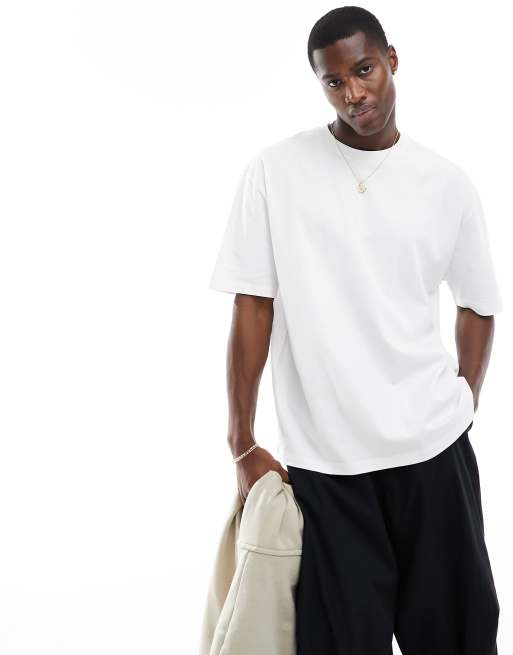Asos white t shirt mens clearance