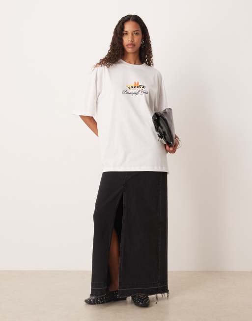 ASOS DESIGN – Oversize-T-Shirt in Weiß mit Powerpuff-Girls-Aufdruck, 4 von 4